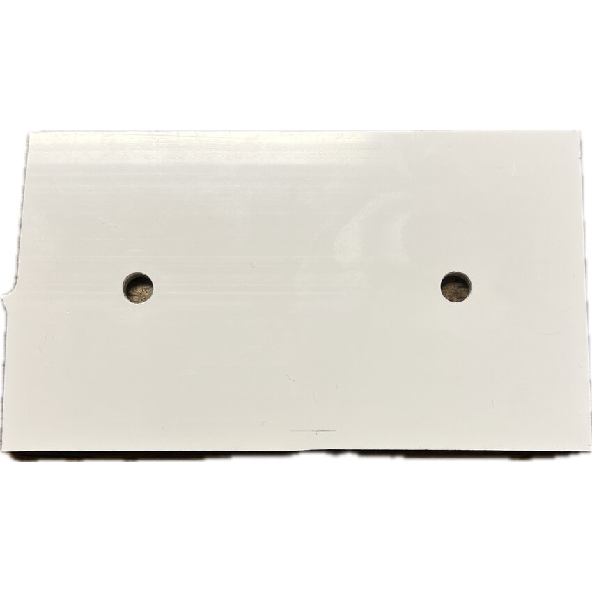 2 Hole Vinyl Rail Lock 5''