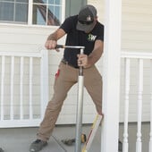 Single Hole Plated Post for Railing