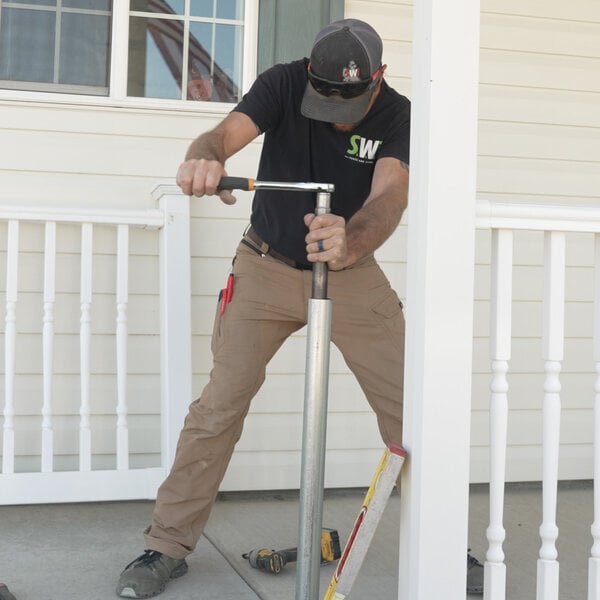 Single Hole Plated Post for Railing