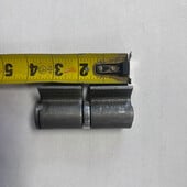 WELD ON GATE HINGE SET FOR FARM & CHAIN LINK GATES (2 HINGES)