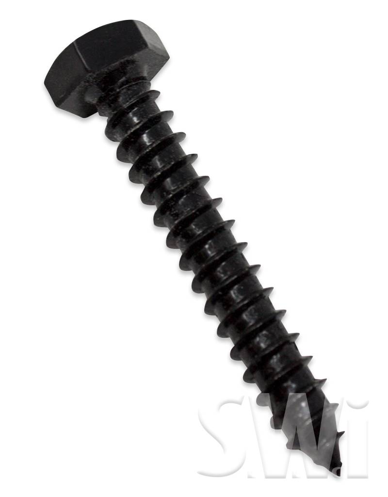 5/16" X 2" BLACK LAG SCREW SWi Fence & Supply