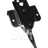 STAINLESS STEEL SAFETY POST LATCH - BLACK