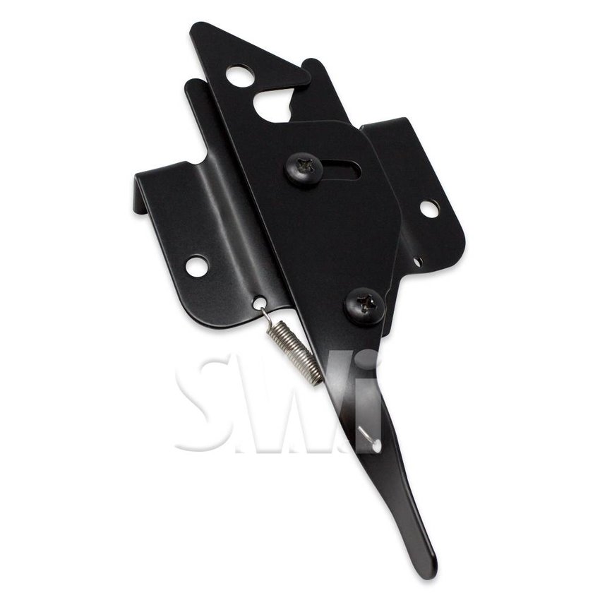 STAINLESS STEEL SAFETY POST LATCH - BLACK