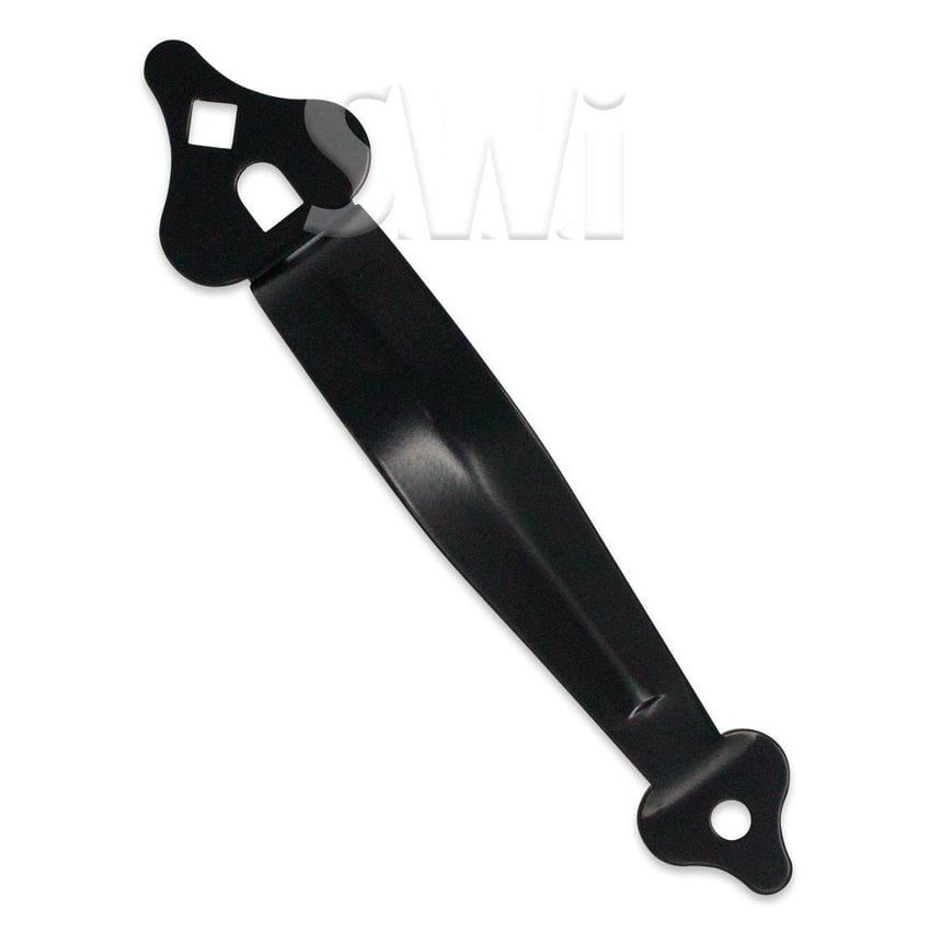 9" ORNAMENTAL GATE HANDLE - BLACK