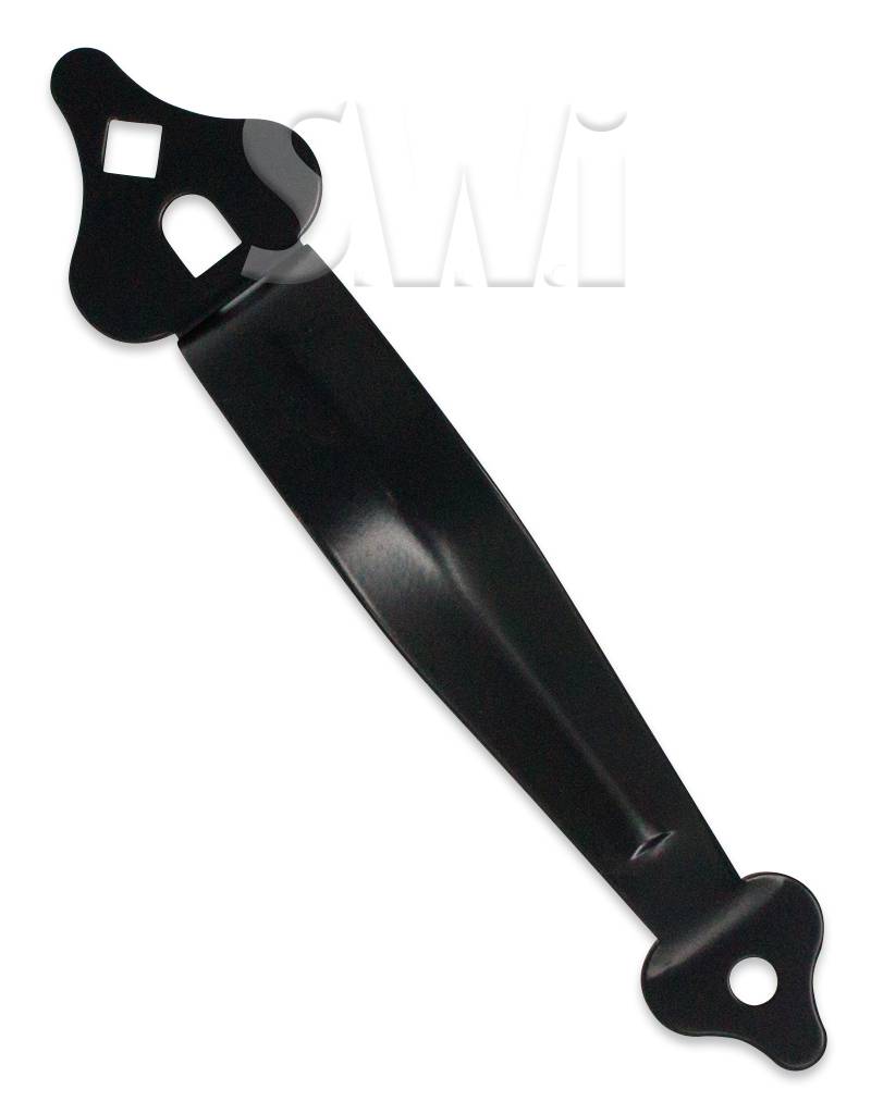 9" ORNAMENTAL GATE HANDLE BLACK SWi Fence & Supply