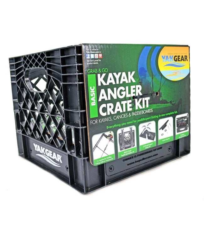 The Kayak Angler Crate Kit crates provide interior storage area on the -  Battlefield Outdoors