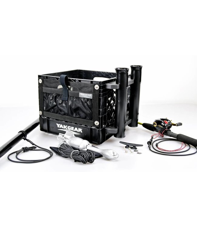YakGear Grab & Go Basic Kayak Angler Crate Kit