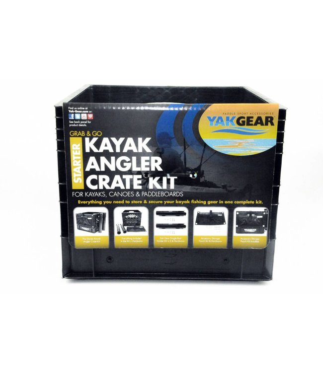 YakGear Grab‑and‑Go Kayak Angler Crate Kit
