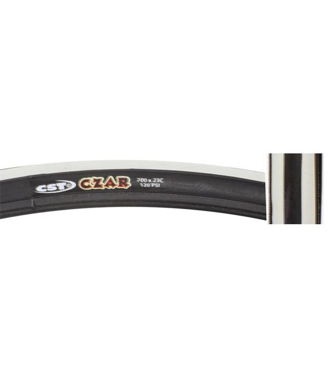 CST Czar Bicycle Tire 700x25 Bk/gy