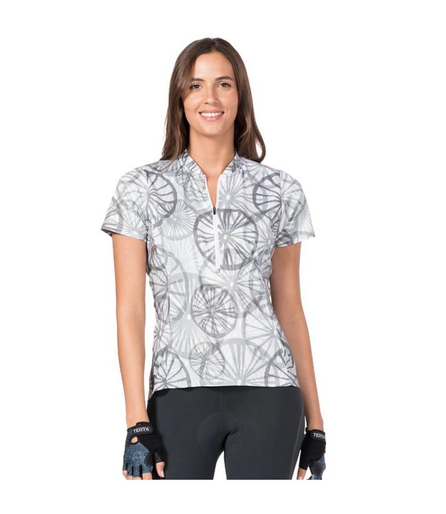 Terry Breakaway Mesh Ladys Short Sleeve Bicycle Jersey