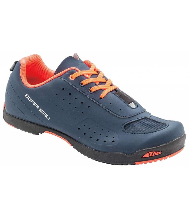 Louis Garneau Urban Womens Cycling Shoe: Dark Night/coral Mania 41