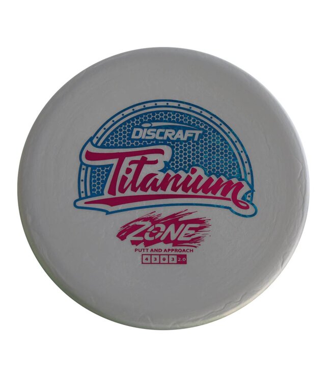 Discraft Titanium Zone Putt and Approach Golf Disc