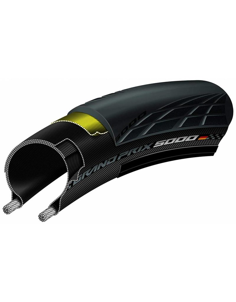 Continental Grand Prix 5000 Performance Road Bike Tire 700 x 25