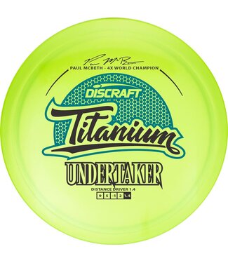 Discraft Paul Mcbeth Titanium Undertaker Golf Disc