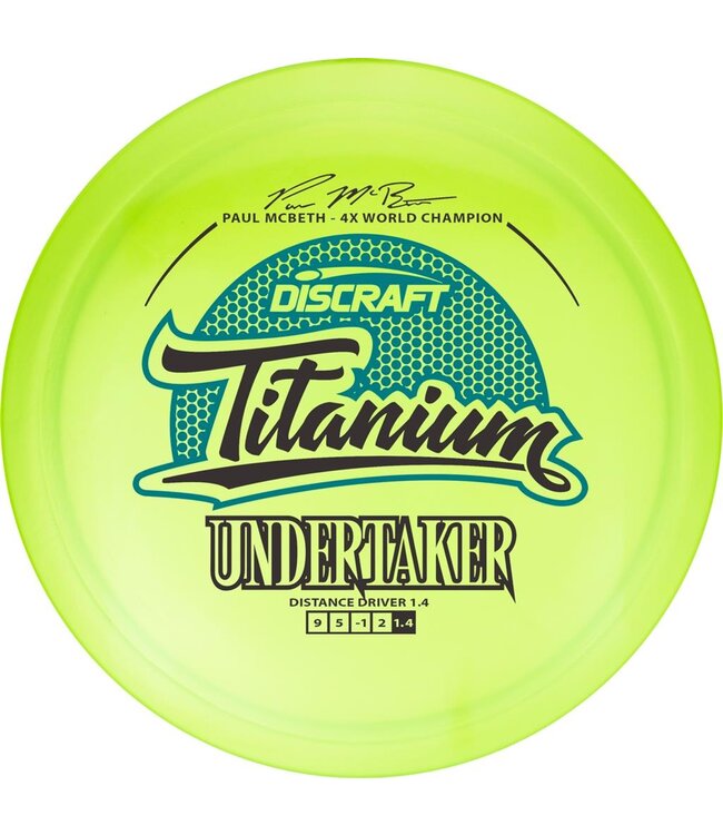Discraft Titanium Undertaker Golf Disc