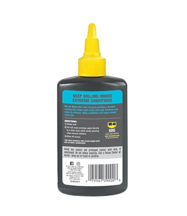 Wd-40 Bicycle Chain Lube Wet 4oz