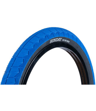 Sunday Current V2 Bmx Bicycle Tire - 20 X 2.4 Clincher Wire Blue/Black