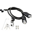 Kuat Kuat Transfer Cable Lock With Hitch Pin Lock For Transfer 2 Bike Car Hitch Rack