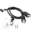 Kuat Transfer Cable Lock With Hitch Pin Lock For Transfer 2 Bike Car Hitch Rack