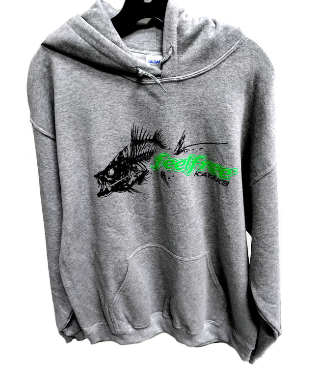 Feel Free Bonefish Hoodie Sweatshirt Grey