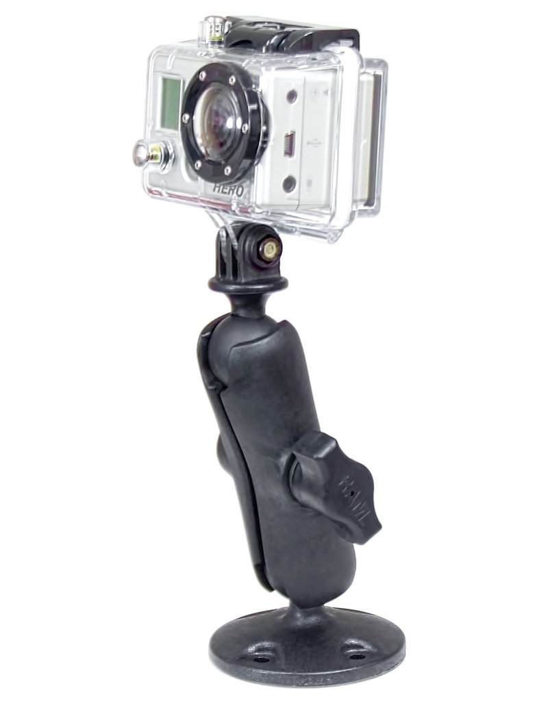 RAM MOUNTS GO PRO Action Camera Mounting Kit Round Base Battlefield