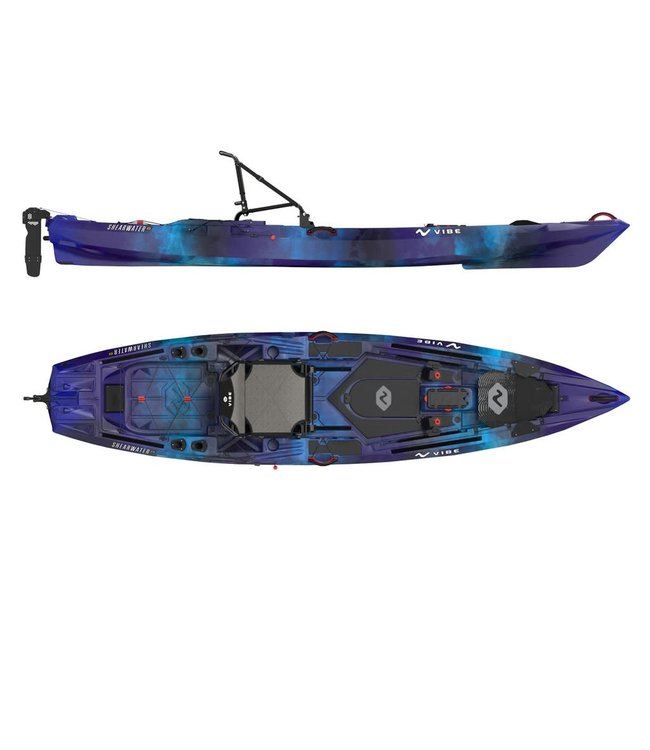 vibe shearwater 125 pedal kayak