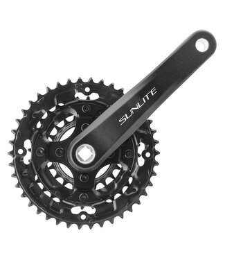 Sunlite Mtb Crankset - 75mm - 7/8s - Square Taper