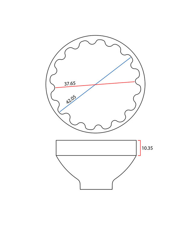 Park Tool Bbt-49.2 16-notch X 39mm Od