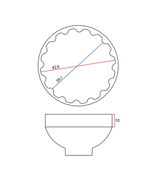 Park Tool BBT-59.2 16-Notch x 41mm