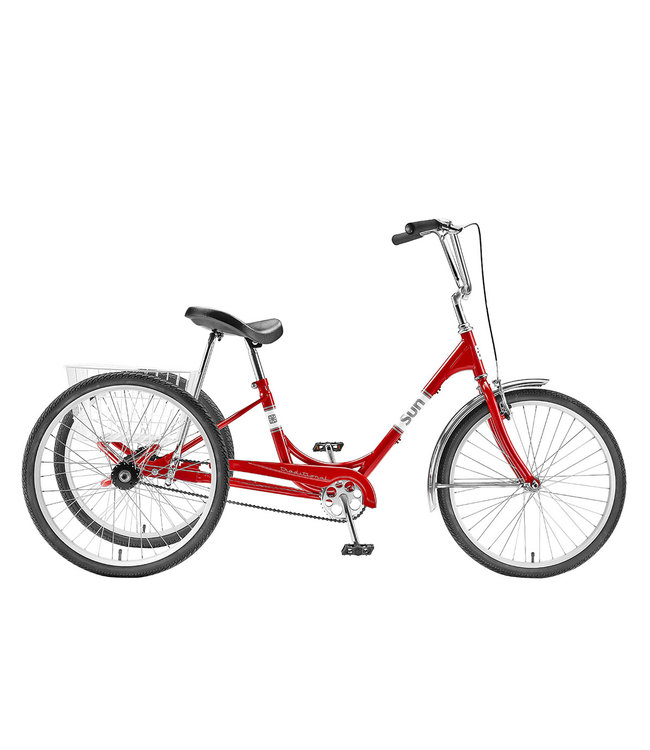 Sun Bicycles Traditional 24 Single Speed Trike Tricycle