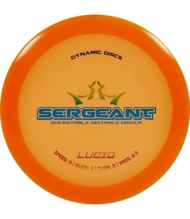 Dynamic Discs Lucid Sergeant Distance Driver Golf Disc