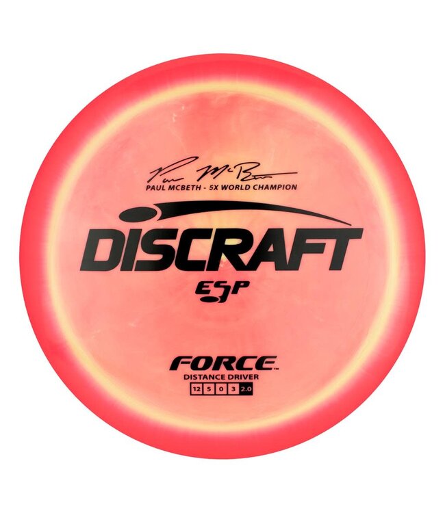 Discraft Paul Mcbeth ESP Force Distance Driver Golf Disc