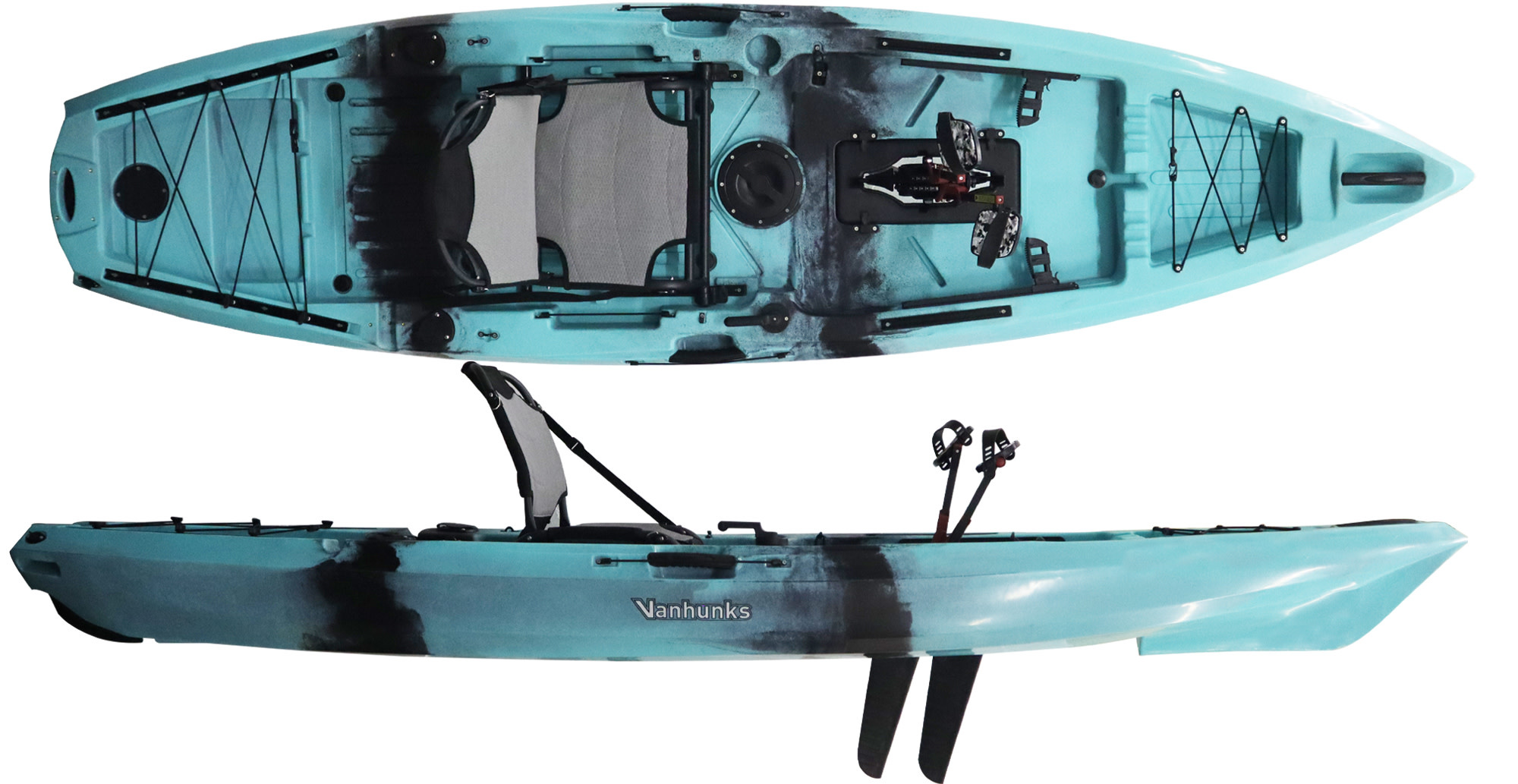 Vanhunks Mahi Mahi Fin Drive Fishing Kayak Battlefield Outdoors