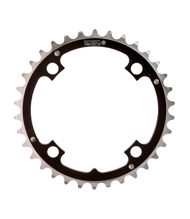 Origin8 Alloy Chainring 34t Ramped 104mm Bcd 4bolt