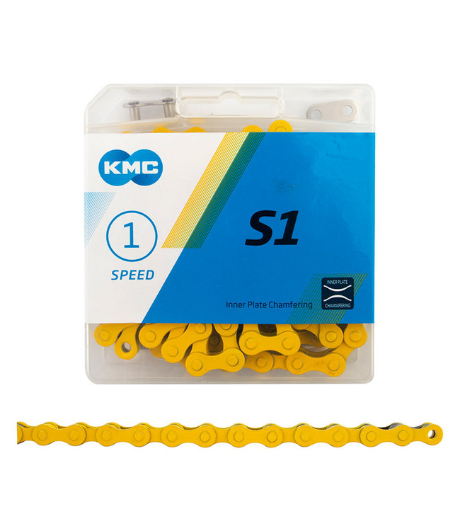 KMC S1 Single Speed Bicycle Chain 112 Link