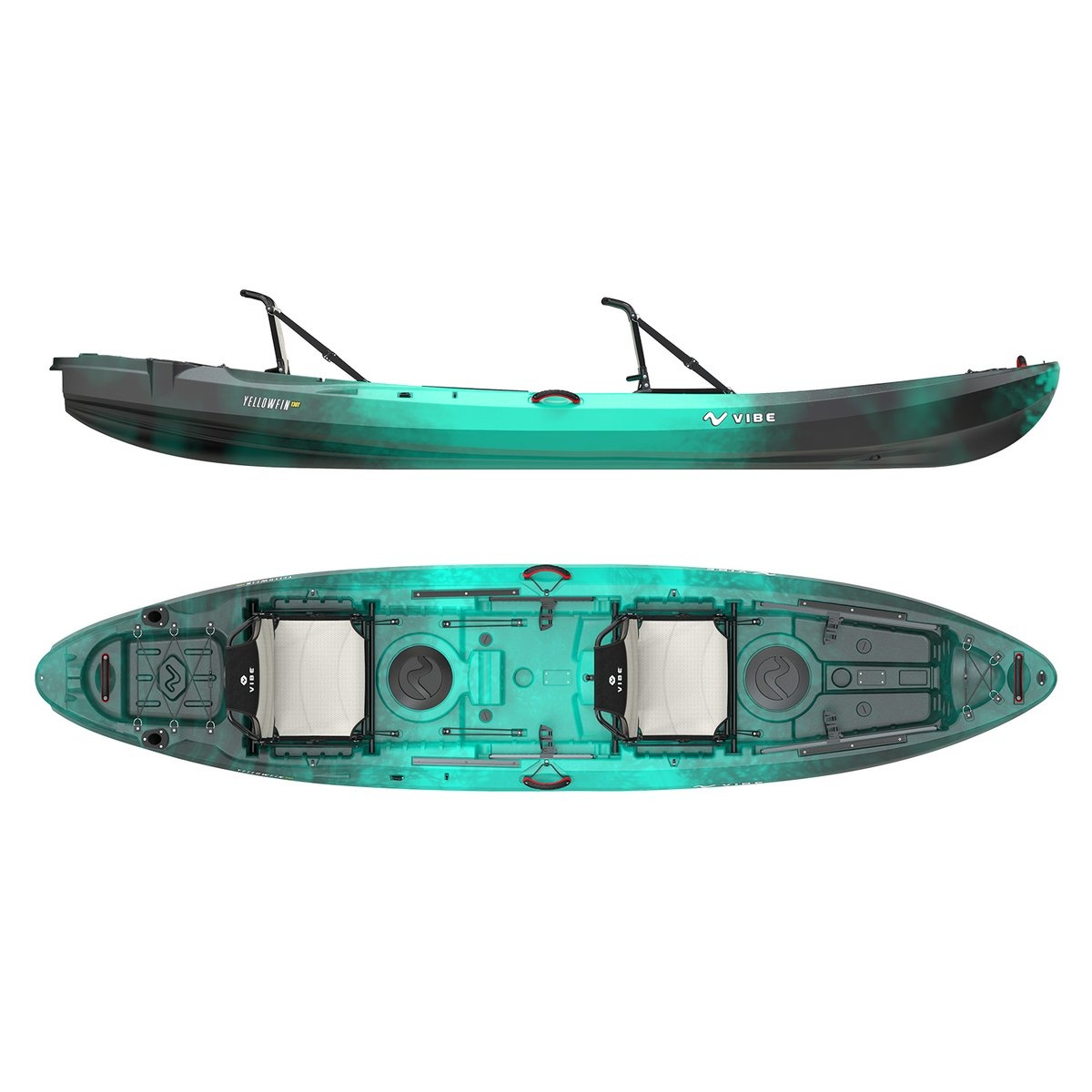 Vibe Yellowfin 130T Tandem Kayak - Battlefield Outdoors