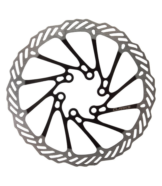 Clarks CL Disc Brake Rotor 160 - 6 Bolt Black/Silver