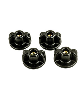 YakAttack LoPro Wingknob 1/4-20 Threads Brass Insert - 4 Pk YakAttack LoPro Wingknob 1/4-20 Threads Brass Insert - 4 Pk
