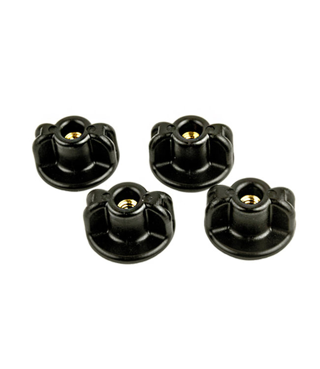 YakAttack Lopro Wingknob 1/4-20 Threads Brass Insert - 4 Pk