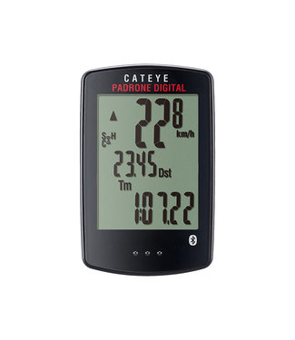 Cateye Padrone Cc-pa400b Bicycle Computer W/ Speed+cadence Sensor