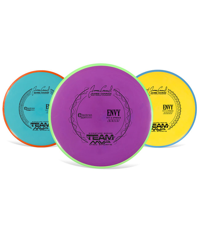 Team MVP James Conrad Electron Firm Envy Putt And Aproach Golf Disc