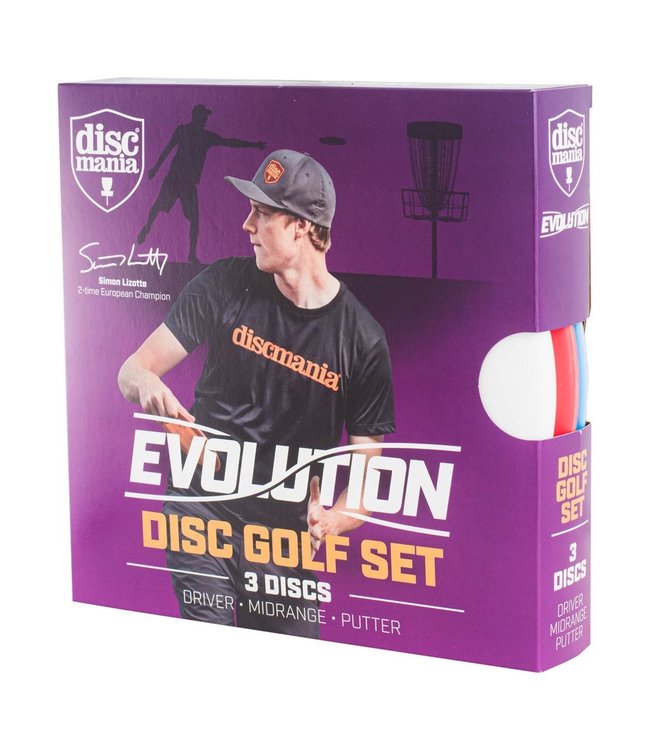 Discmania EVOlution 3 Disc Box Disc Golf Set