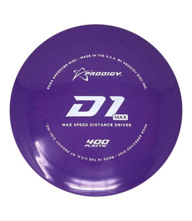 Prodigy D1 Max 400 Max Speed Distance Driver Golf Disc