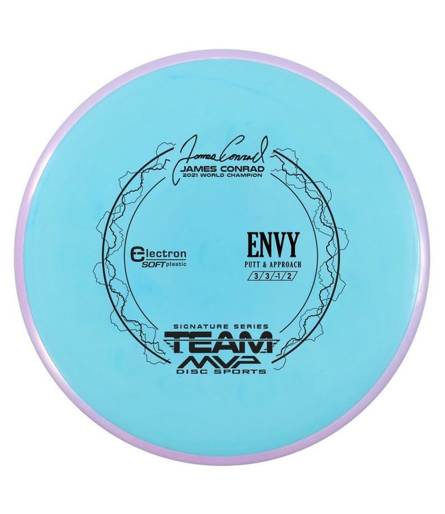 Team MVP James Conrad Electron Soft Envy Putt And Aproach Golf Disc