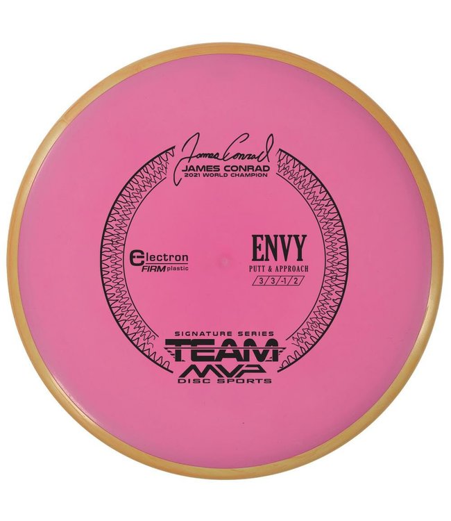 Team MVP James Conrad Electron Firm Envy Putt And Aproach Golf Disc