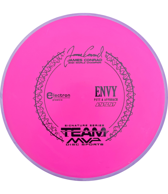 Team MVP James Conrad Electron Envy Putt And Aproach Golf Disc