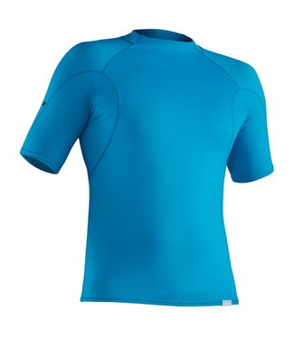 NRS Men's H2core Rashguard Short Sleeve Shirt Marine Blue Size Sm