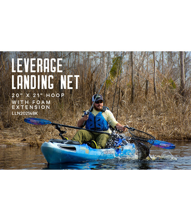 YakAttack Leverage Landing Net 20 X 21 48 Inches Long