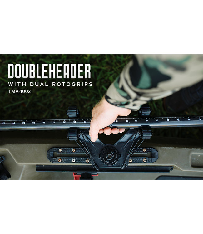 YakAttack DoubleHeader With Dual RotoGrip Paddle Holders