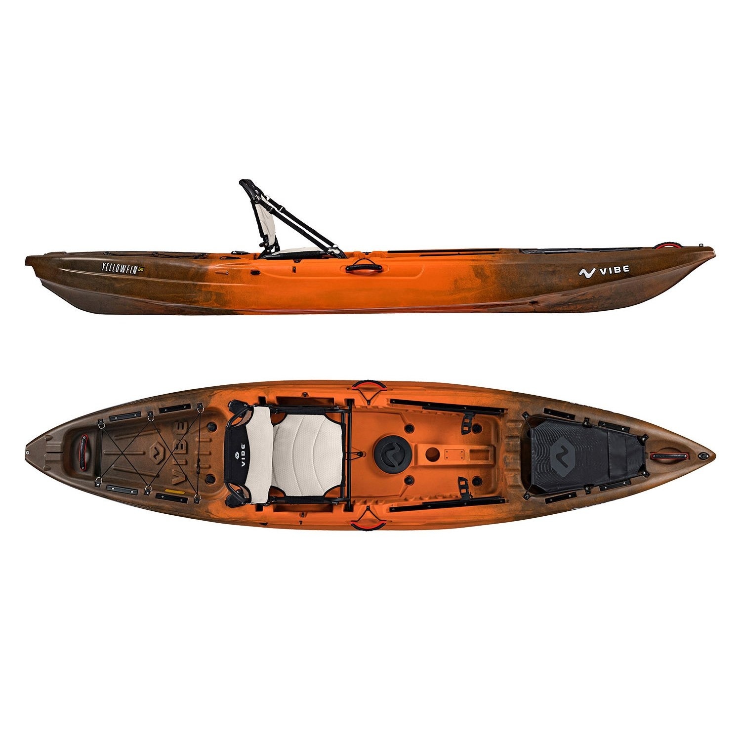 Vibe Yellowfin 120 Fishing Kayak Battlefield Outdoors